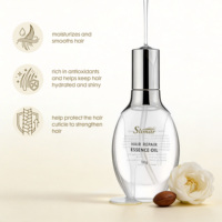 OAKAURA Minyak Argan Perawatan Rambut Minyak Esensial Camellia Minyak Bernutrisi untuk Rambut Kering Rusak Berujung Bercabang Unisex