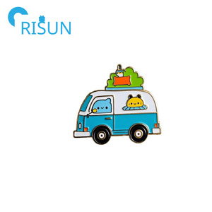 Épingles en émail pour <span class=keywords><strong>voiture</strong></span> de camping-Car, badges personnalisés, Logo <span class=keywords><strong>Hippie</strong></span>, piste de voyage, <span class=keywords><strong>Hippie</strong></span>, Van dur, doux, épingles de revers, broche - Product Image 4