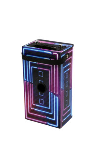 Portable Heavy Bass Stereo Loudspeakr FM TF Card KBQ-2302 LED Lights RBG Wireless <strong>Speaker</strong> <strong>With</strong> <strong>Microphone</strong> Karaoke BT 20W <strong>Speaker</strong> - Product Image 6