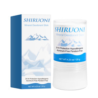 Bâton de déodorant pour le corps végétalien de marque privée poids personnalisé naturel pierre de cristal baume bâton de déodorant à l'alun de potassium