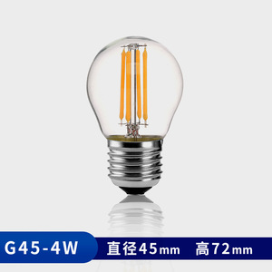 G45 Led Filament <b>Bulb</b> 4W E14 Glass Retro Edison Light Hotel Decorative Lamp - Product Image 5