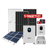 Systèmes solaires hybrides hors réseau pour la maison, kit 15 kW 15 kVA 20 kW 20 kVA, onduleur, panneau solaire, système énergétique complet pour la maison