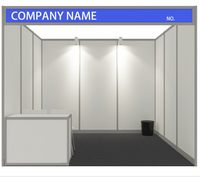 Stand d'exposition moderne imperméable en profilé aluminium modulaire pour stand d'exposition standard de 10x10 pieds. Écran d'occasion par TRUST