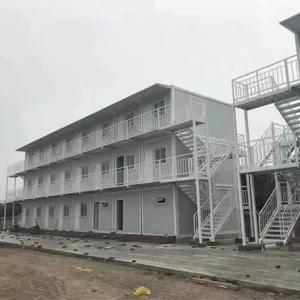 China Container House Detachable Container Home Labor Camp Mining Camp Prefab House Supplier Chinese Hospital
