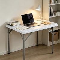 Table à manger pliante en fer et plastique au design moderne, best-seller, mobilier d'hôtel, pour mariages et événements extérieurs, vente en gros pour la restauration