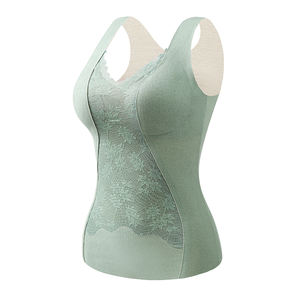 Nuovo gilet termico di alta qualità senza marcatura comodo <span class=keywords><strong>con</strong></span> imbottiture per reggiseno biancheria intima gilet termico imbottito da donna - Product Image 6
