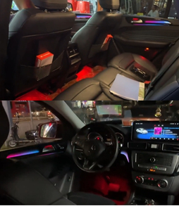 Luz Ambiental LED Profesional <span class=keywords><strong>de</strong></span> 12V 10W para Mejorar el Interior del Automóvil, Compatible con W166 ML GL GLE GLS, con Control desde el Volante - Product Image 5