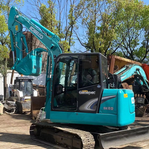Miniexcavadora Kobelco Sk60 Usada, Excavadora Hidráulica de 6 Toneladas, Modelo 2023, Motor en Buen Estado, Bajo Precio, Probada - Product Image 1