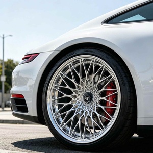 Cerchi in Lega Forgiati BZY a 2 Pezzi 5x130 da 19, 20, 21 Pollici con Bloccaggio Centrale per Porsche 911 GT3 GT4 964 996 993 997 Carrera 958 - Product Image 2
