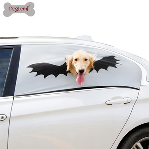 Halloween Dog Car <b>Window</b> <b>Cover</b> Barrier Cloth Sun Proof Soft Fabric 73x50cm Pet Accessories - Product Image 6