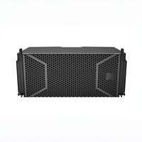 Speaker Line-Array Kayu Profesional Sistem Suara Rigging Panggung Skala Besar Audio Luar Ruangan Berdaya Tinggi Pernikahan Konser