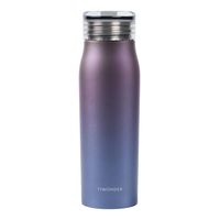 Bouteille d'eau quotidienne classique en titane TIWONDER 550 ml, gobelet à paroi simple, isolation thermique 0-6 heures, voyage, sport, camping, adultes