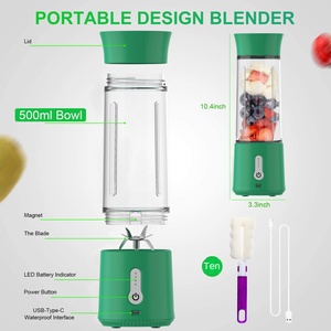 Mixeur centrifugeur USB rechargeable 800 ml, 1200 W, moteur silencieux, lames en acier inoxydable, pour usage personnel – Vente chaude - Product Image 4