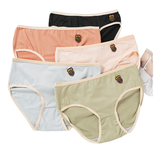 Culottes pour femmes en tricot fin, respirantes, sans couture, taille moyenne, pour tous les jours - Product Image 1