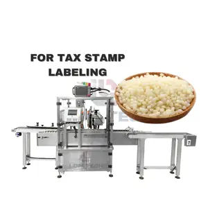 Mesin kemasan elektronik karton sistem Label stempel pajak produksi kecepatan tinggi