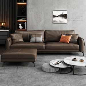 Conjunto de Sofás para Lobby de Hotel com Puff, Novo Design Moderno Personalizado, Conjunto de 1/<span class=keywords><strong>2</strong></span>/3/4 Lugares para Quarto de Hotel Contemporâneo - Product Image 5