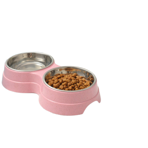 Alimentação elegante e água Tigelas aço inoxidável para gatos ou cachorros - Product Image 2