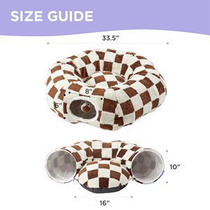 Giocattoli a tunnel a forma di ciambella Starmoon <span class=keywords><strong>per</strong></span> <span class=keywords><strong>gatti</strong></span> di piccola e grande taglia con cuscino circolare lavabile - Product Image 4