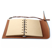 Logo sculpté en cuir PU pour Journal de voyage, papier Kraft rechargeable, pour voyage, carnet de notes artistique, A6/A7