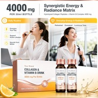 Collagène Peptidique et Complexe de Vitamine B, Liquide Énergisant et Beauté, 30ml X 10 Flacons, Fournisseur OEM ODM, Sérum Énergisant et Beauté pour Femmes