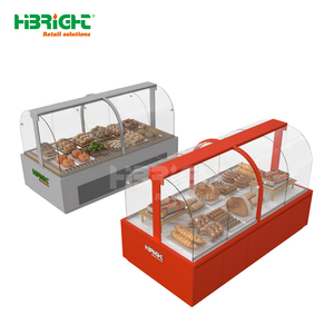 Chất lượng cao Kim loại/Glas Hot & lạnh tùy chọn bánh hiển thị trường hợp cho siêu thị hoặc cửa hàng bánh - Product Image 1