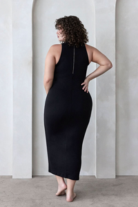 Robes de grossesse maxi à col roulé sans manches avec fermeture éclair au <span class=keywords><strong>dos</strong></span>, super douces, pour séances photo - Product Image 4