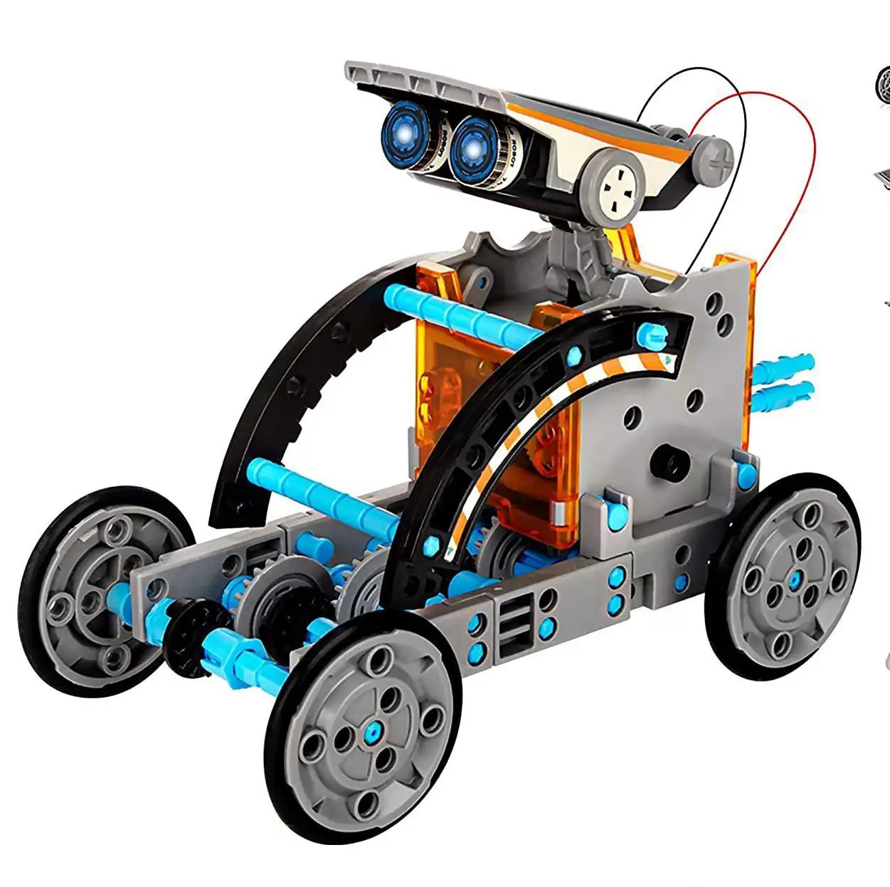 TS DIY 조립 장난감 자체 조립 태양 장난감 자동차 12 in 1 지능형 로봇