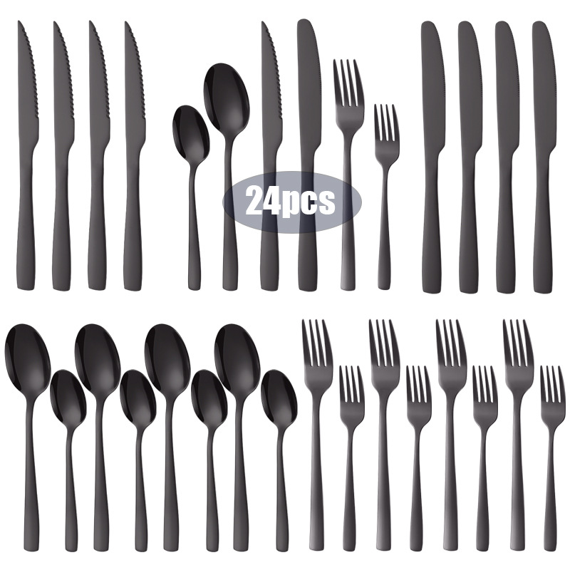 Black 24pcs