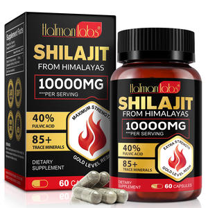 Gélule de Shilajit Pur de l'Himalaya 100% Naturel Biologique Sans OGM Sans Sucre Ajouté Acide Fulvique et Plus de 85 Oligo-éléments pour Hommes et Femmes - Product Image 1
