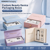 Boîte cadeau en papier magnétique personnalisée, boîte d'emballage pour appareil de beauté, boîte imprimée de luxe