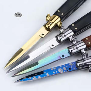 イタリアンスタイル タクティカル フォールディングナイフ ステンレススチール製 アウトドア キャンプ用ポケットナイフ マルチツール カスタムロゴ OEM対応 - Product Image 3