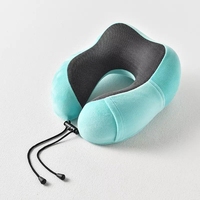 Avion 100% pur mousse à mémoire de forme oreiller de voyage pour appui-tête de vol sommeil