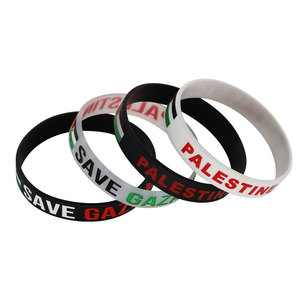 Bracelets en plastique imperméables avec drapeaux nautiques |   Bracelets souples et durables avec impression numérique pour événements, soutien et promotions - Product Image 3
