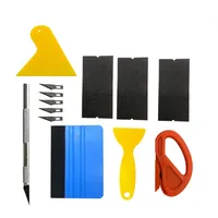 Qili nouveau kit d'emballage de véhicule accessoires de voiture en feuille automatique avec raclette grattoir pour installer des autocollants en vinyle sur la carrosserie de la voiture