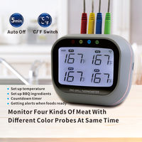 Thermomètre numérique sans fil Mingle APP USB pour aliments, barbecue, four, viande