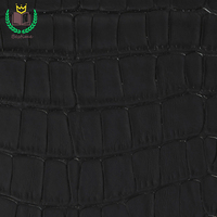 Carnet de notes personnalisé en cuir PU noir gaufré effet croco, format A5, avec reliure à 6 anneaux et fermeture éclair