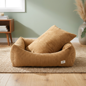 Cama para Perro Capide de Pana Rectangular, Suave, Extraíble, Lavable, para Todas las Estaciones, Cama para Mascotas para Sala de Estar - Product Image 2