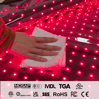 Couverture de luminothérapie LED infrarouge rouge en promotion, 660nm 850nm, tapis complet pour le corps, 3252 LED, garantie 1 an, usage commercial et domestique