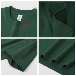 批发220gsm男士定制超大休闲<span class=keywords><strong>t</strong></span>恤中国供应商2025 o领棉实心休闲<span class=keywords><strong>t</strong></span>恤男士高品质 - Product Image 3