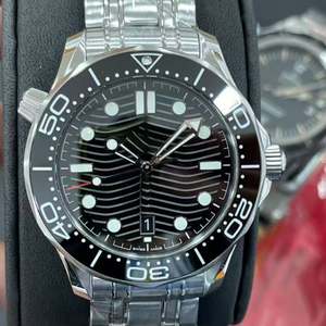 Montre mécanique de haute qualité avec bracelet en acier inoxydable, montre décontractée et professionnelle avec aiguilles, style sportif Omegaes - Product Image 2