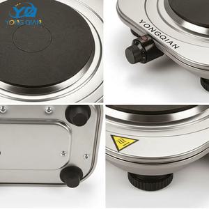 Cuisinière électrique de voyage portable 1500 W 110V-220V Mini plaque chauffante à brûleur unique avec bouton de commande - Product Image 3