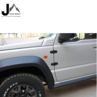 Kit de garnitures décoratives pour extérieur de voiture Pueatas, 1 ensemble de 4 pièces, couvre-charnières de porte pour Suzuki Jimny 2018+ 3/5 portes