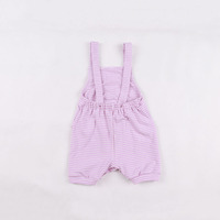 Nouvelle combinaison décontractée à bretelles rayées sans manches en coton pour bébés garçons et filles