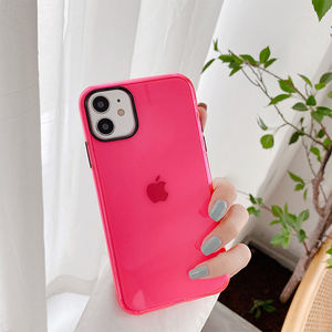 Coque en TPU souple pour iPhone, compatible modèles 12, 11, 13, 7, 8, X XR, transparente, motif néon, OEM, offre spéciale, - Product Image 4