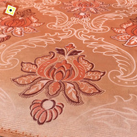 Tissu de matelas en microfibre de polyester/PU tissé respirant à impression directe, tricoté chaîne, anti-bactérien, pour le textile de maison