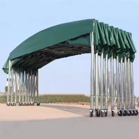 Auvent de stade rétractable moderne à pousser-tirer, auvent d'entrepôt extérieur électrique mobile, imperméable, ignifuge, taille personnalisable
