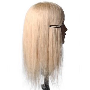 Tête de <span class=keywords><strong>mannequin</strong></span> en cheveux blonds de 16 pouces, tête d'entraînement professionnelle, pratique pour la <span class=keywords><strong>coiffure</strong></span>, belle tête de <span class=keywords><strong>mannequin</strong></span> pour la <span class=keywords><strong>coiffure</strong></span> - Product Image 6