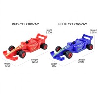 Mini voiture de course RC style Formule 1, 4 canaux, 27 MHz, télécommandée, emballage en boîte, rouge et bleu mélangés, vente en gros pour cadeau d'enfant