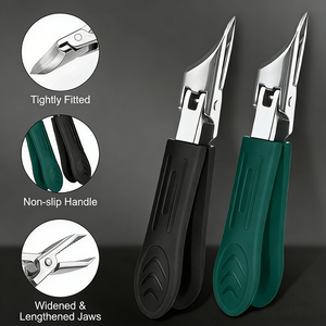 1 coupe-ongles à long bec 30 °   Coupe-ongles de précision à lame oblique pour ongles incarnés, en acier inoxydable, à portée profonde - Product Image 1