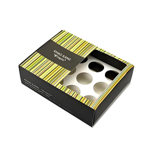 Boîte à gâteau en forme longue en matériaux recyclés, étanche, avec fermeture magnétique et doublure en éponge pour gâteaux et pains de mie - Product Image 5